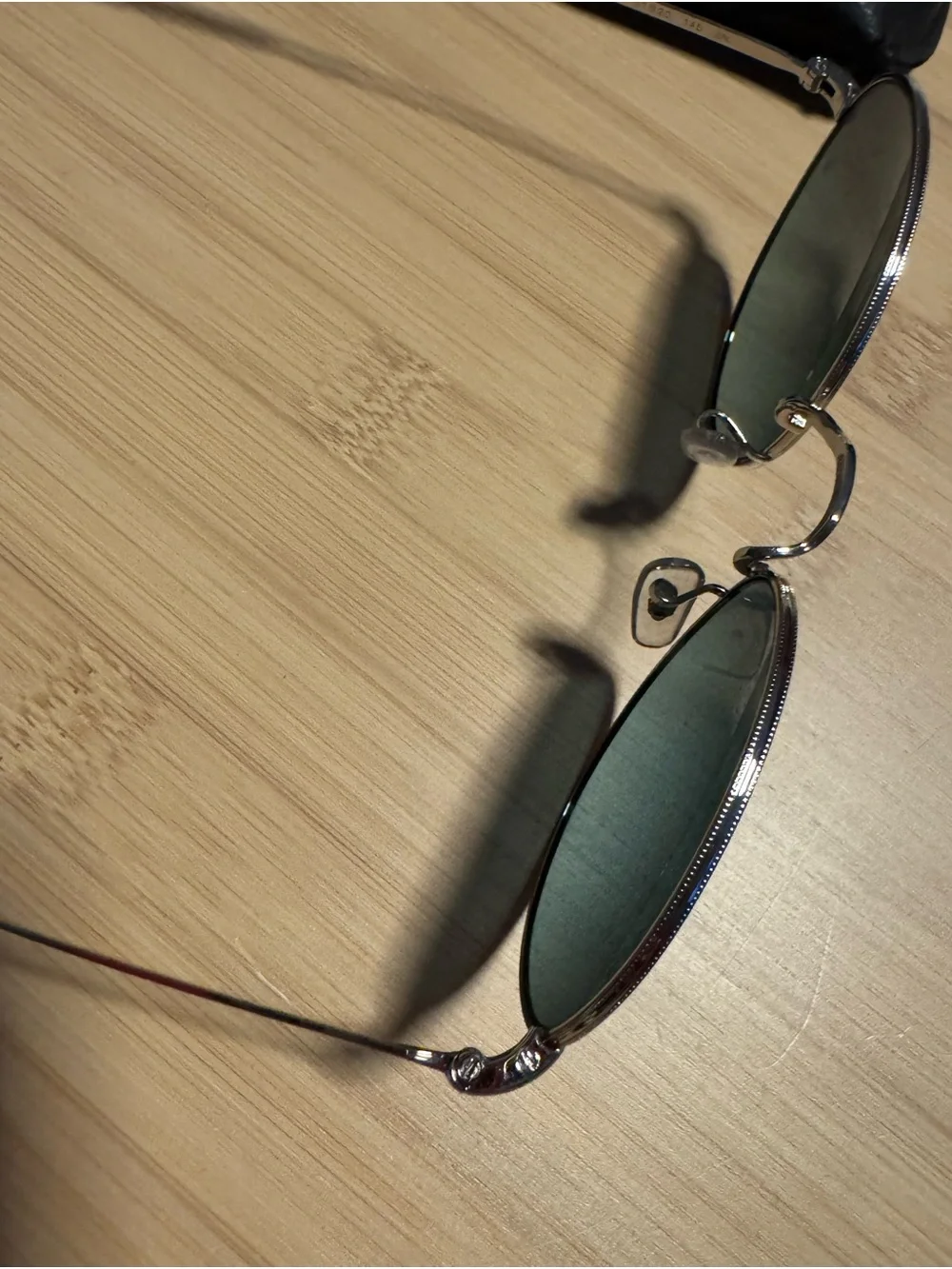 Ray-Ban Silver Metal Frame Unisex Sunglasses
